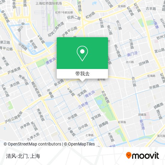 清风-北门地图