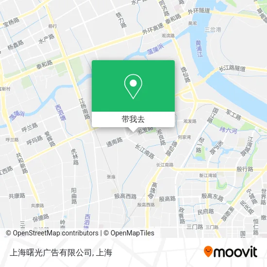 上海曙光广告有限公司地图