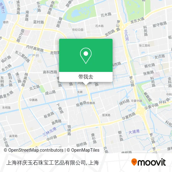 上海祥庆玉石珠宝工艺品有限公司地图