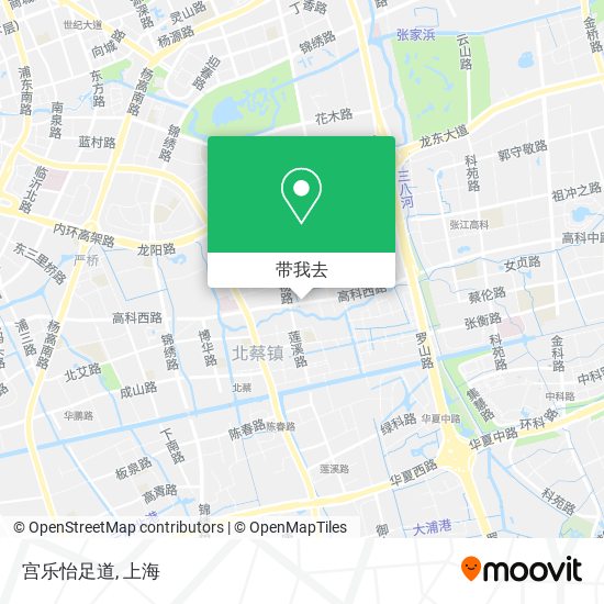 宫乐怡足道地图