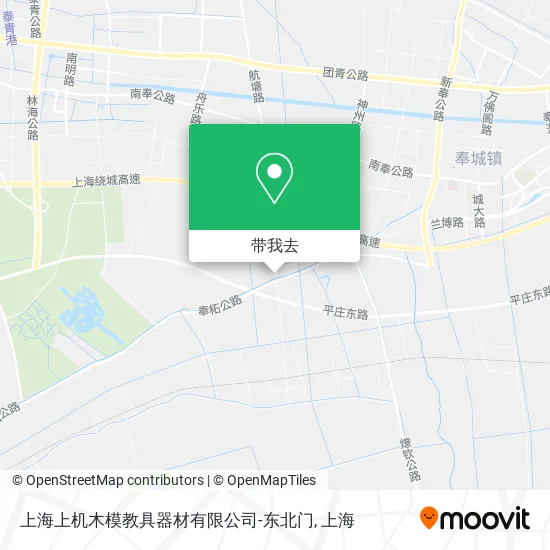 上海上机木模教具器材有限公司-东北门地图