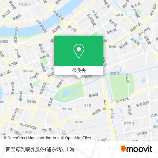 囡宝母乳喂养服务(浦东站)地图