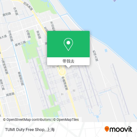TUMI Duty Free Shop地图