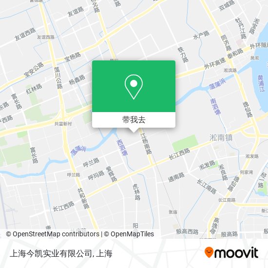 上海今凯实业有限公司地图