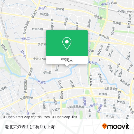 老北京炸酱面(江桥店)地图