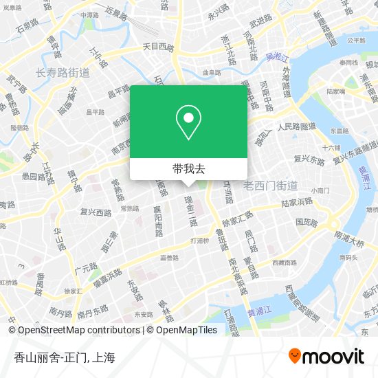 香山丽舍-正门地图
