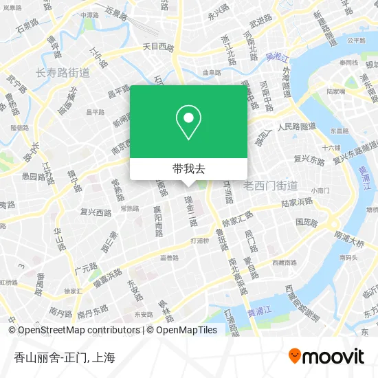 香山丽舍-正门地图