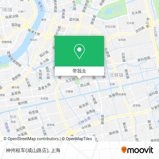 神州租车(成山路店)地图