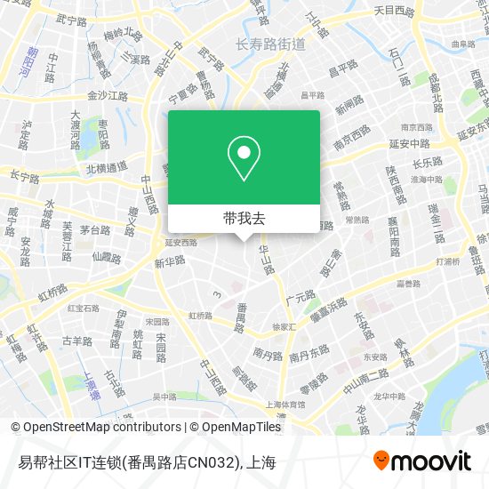 易帮社区IT连锁(番禺路店CN032)地图
