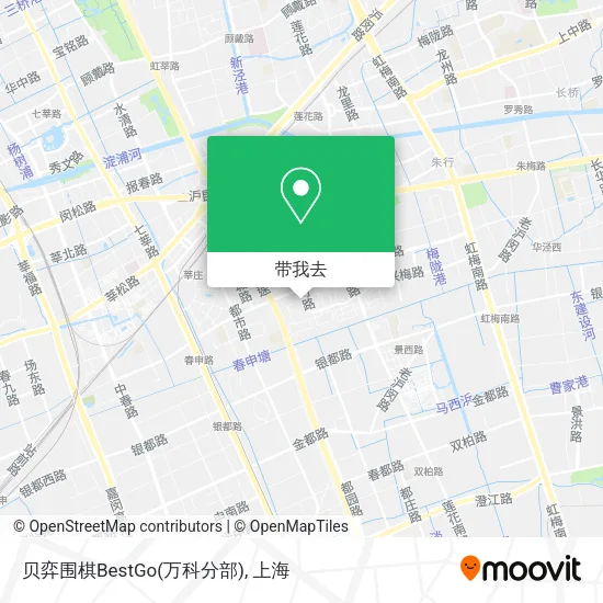贝弈围棋BestGo(万科分部)地图
