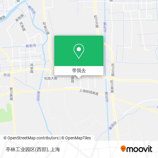 亭林工业园区(西部)地图