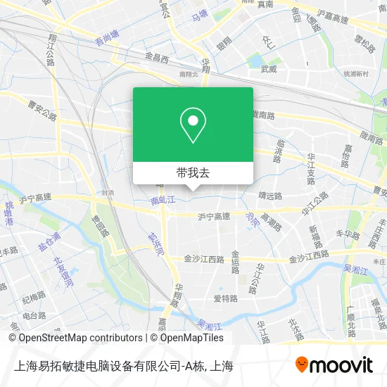上海易拓敏捷电脑设备有限公司-A栋地图