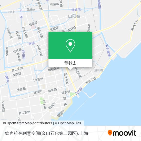 绘声绘色创意空间(金山石化第二园区)地图