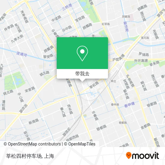 莘松四村停车场地图