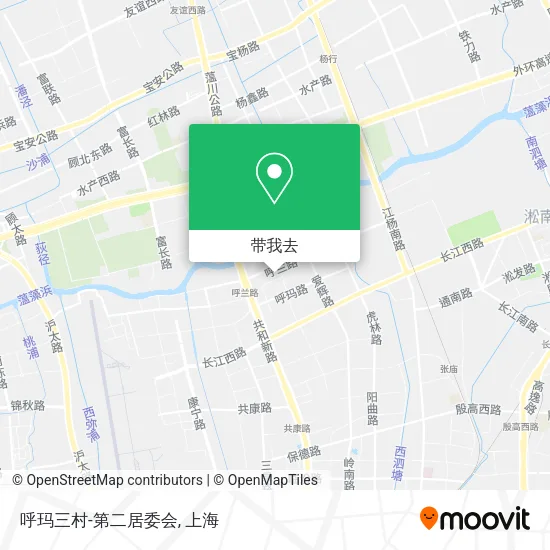 呼玛三村-第二居委会地图
