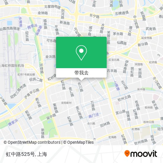 虹中路525号地图