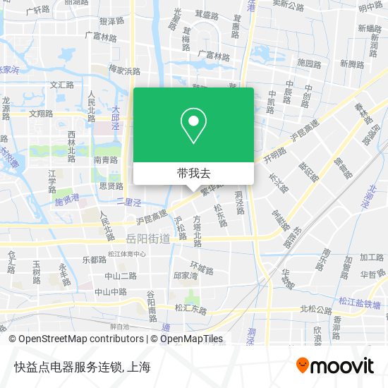 快益点电器服务连锁地图