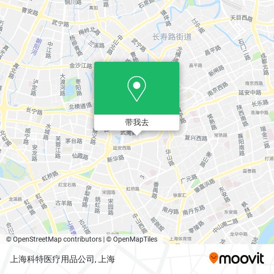 上海科特医疗用品公司地图