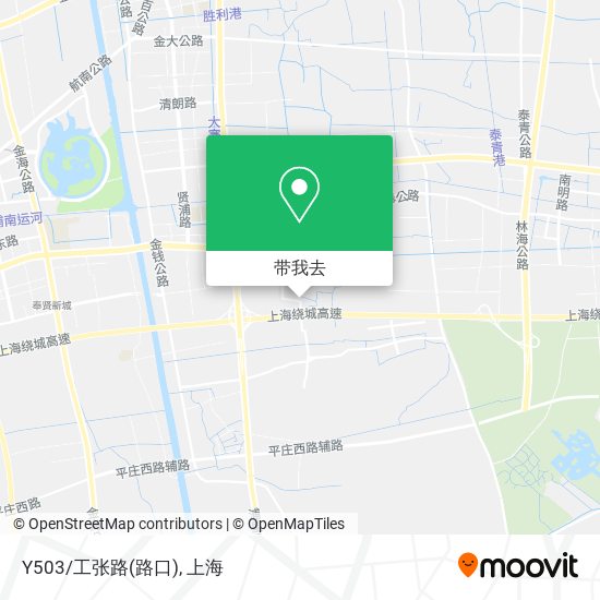 Y503/工张路(路口)地图