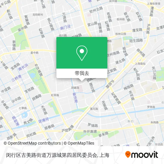 闵行区古美路街道万源城第四居民委员会地图
