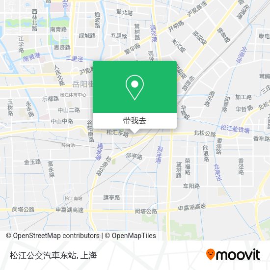 松江公交汽車东站地图