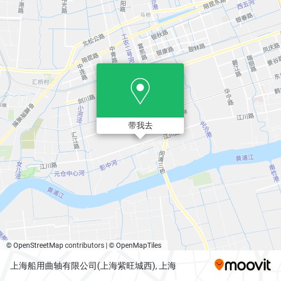 上海船用曲轴有限公司(上海紫旺城西)地图