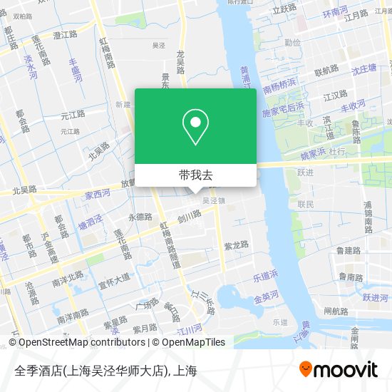 全季酒店(上海吴泾华师大店)地图