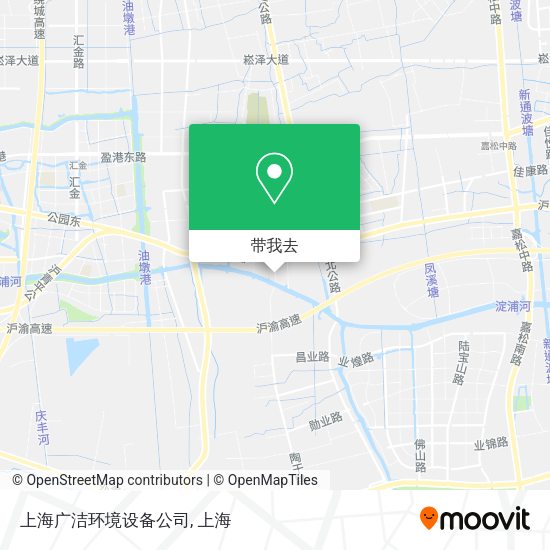 上海广洁环境设备公司地图