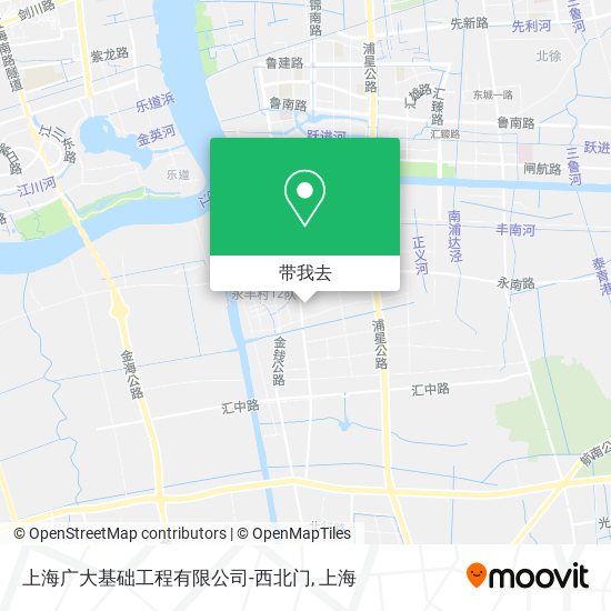 上海广大基础工程有限公司-西北门地图