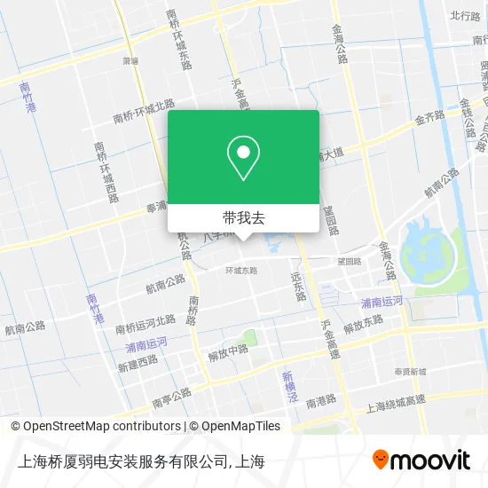 上海桥厦弱电安装服务有限公司地图