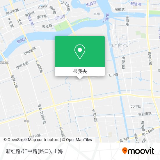 新红路/汇中路(路口)地图