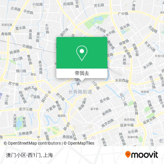 澳门小区-西1门地图