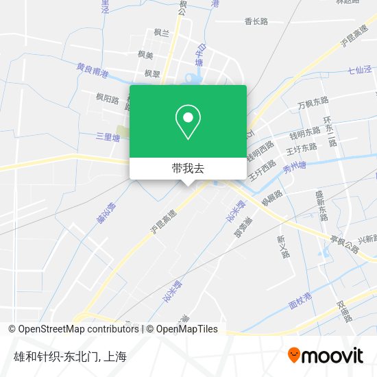 雄和针织-东北门地图