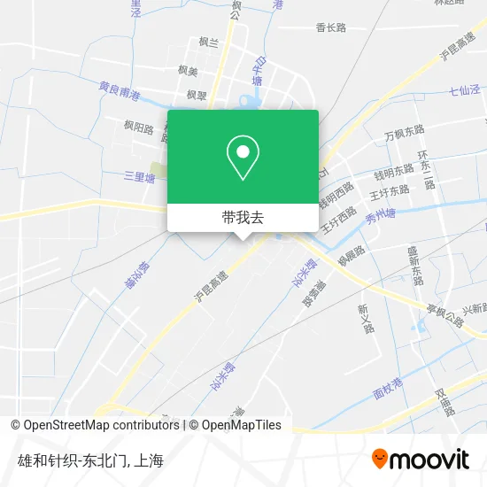 雄和针织-东北门地图