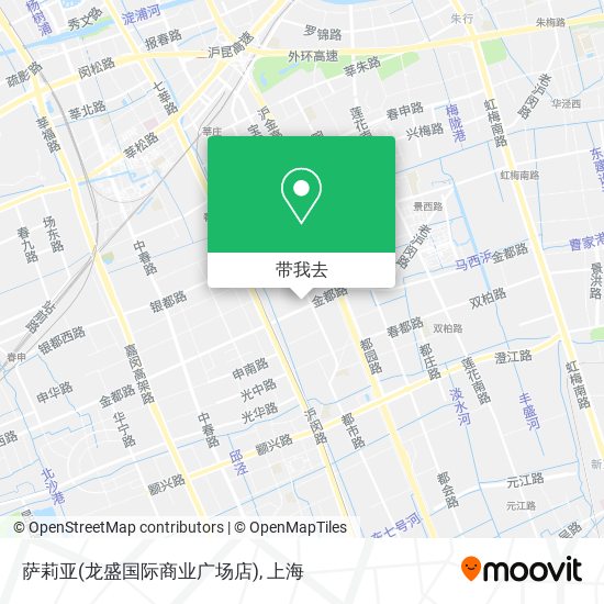 萨莉亚(龙盛国际商业广场店)地图
