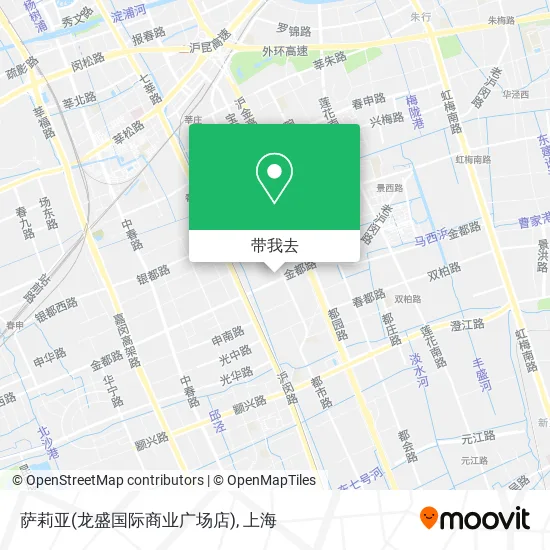 萨莉亚(龙盛国际商业广场店)地图