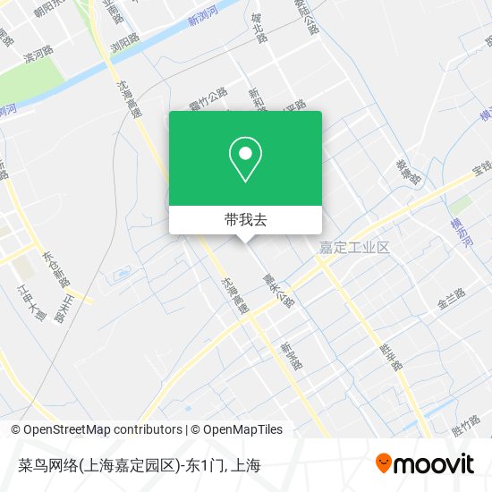 菜鸟网络(上海嘉定园区)-东1门地图