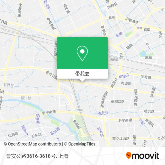 曹安公路3616-3618号地图