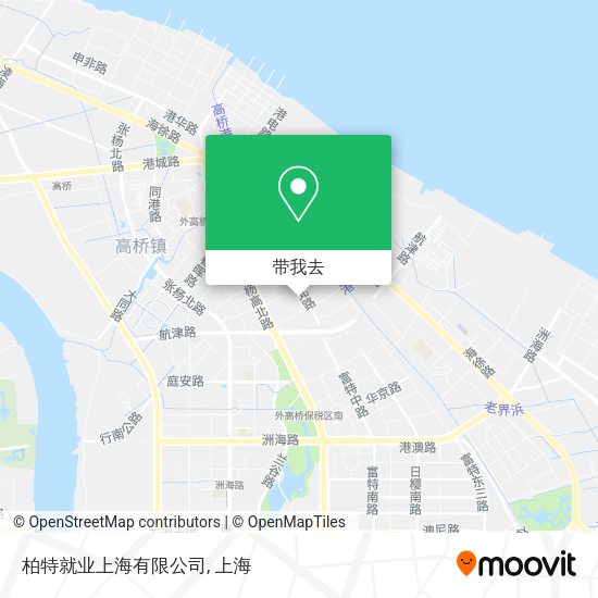 柏特就业上海有限公司地图