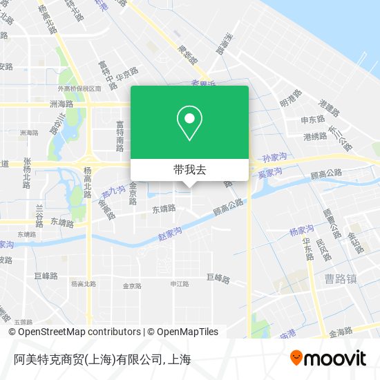 阿美特克商贸(上海)有限公司地图