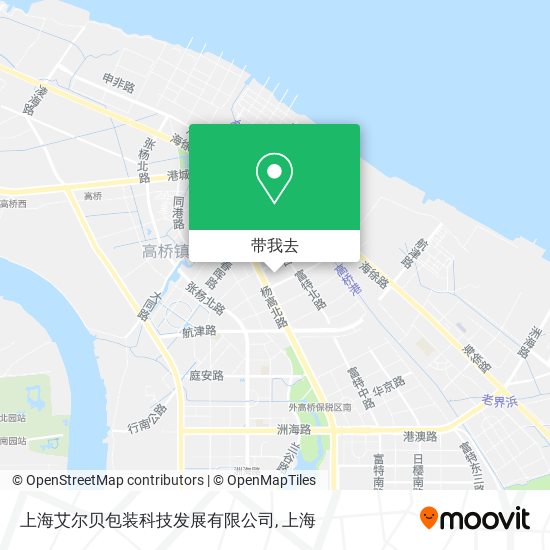 上海艾尔贝包装科技发展有限公司地图