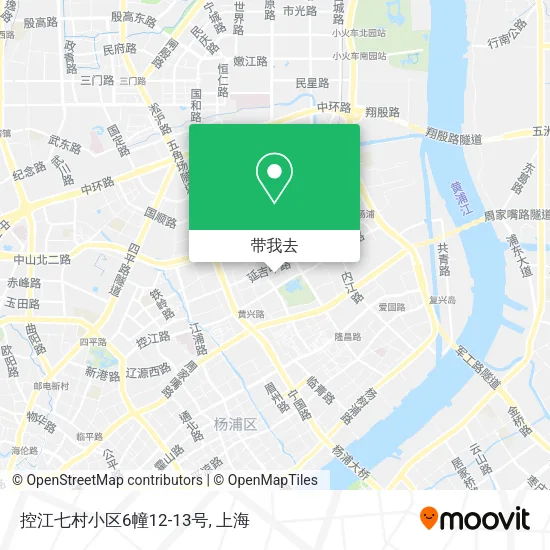 控江七村小区6幢12-13号地图