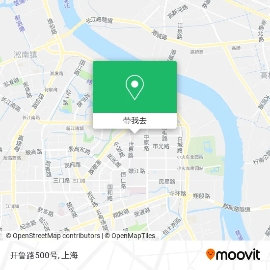 开鲁路500号地图