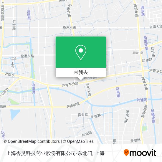 上海杏灵科技药业股份有限公司-东北门地图