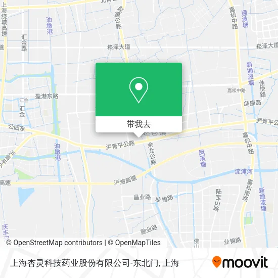 上海杏灵科技药业股份有限公司-东北门地图