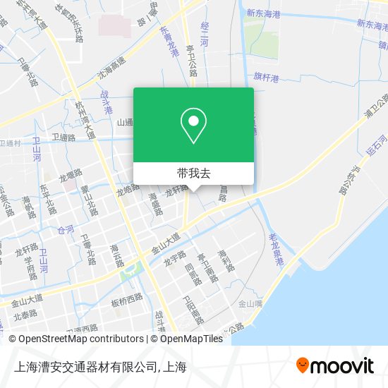 上海漕安交通器材有限公司地图