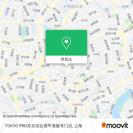 TOKYO PRO东京综合美甲美睫专门店地图