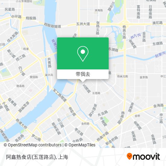阿鑫熟食店(五莲路店)地图