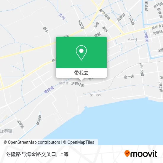 冬隆路与海金路交叉口地图
