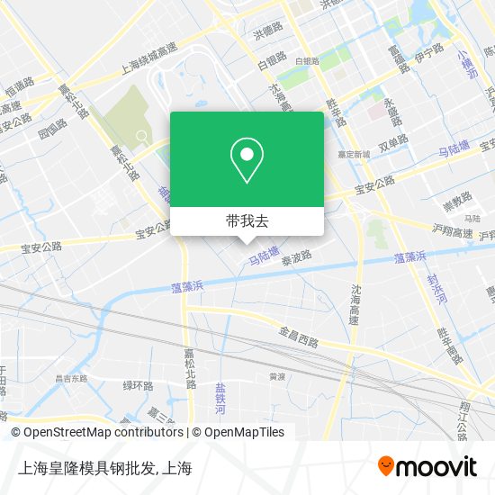 上海皇隆模具钢批发地图